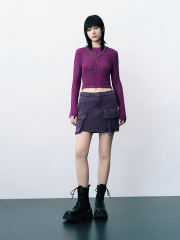 Women's textured knitwear