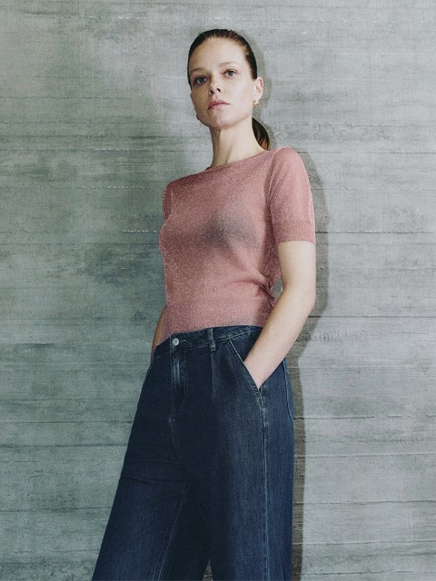 Women's short-sleeved knitwear