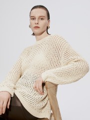Women's textured knitwear