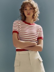 Striped knitwear for women