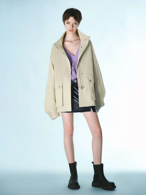 Women's double-pocket coat