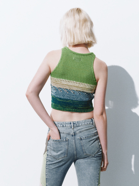 Custom Women's Fabric Knit Vest - Stylish and Versatile Layering Essential