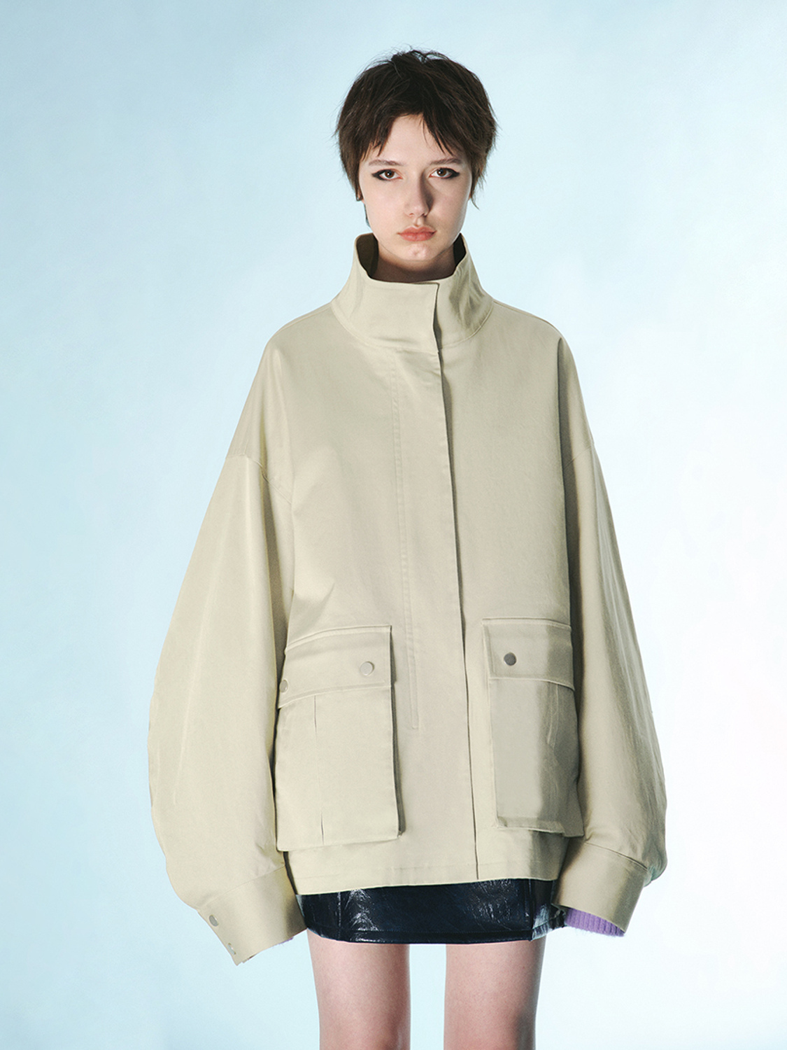 Women's double-pocket coat