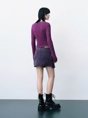 Women's textured knitwear