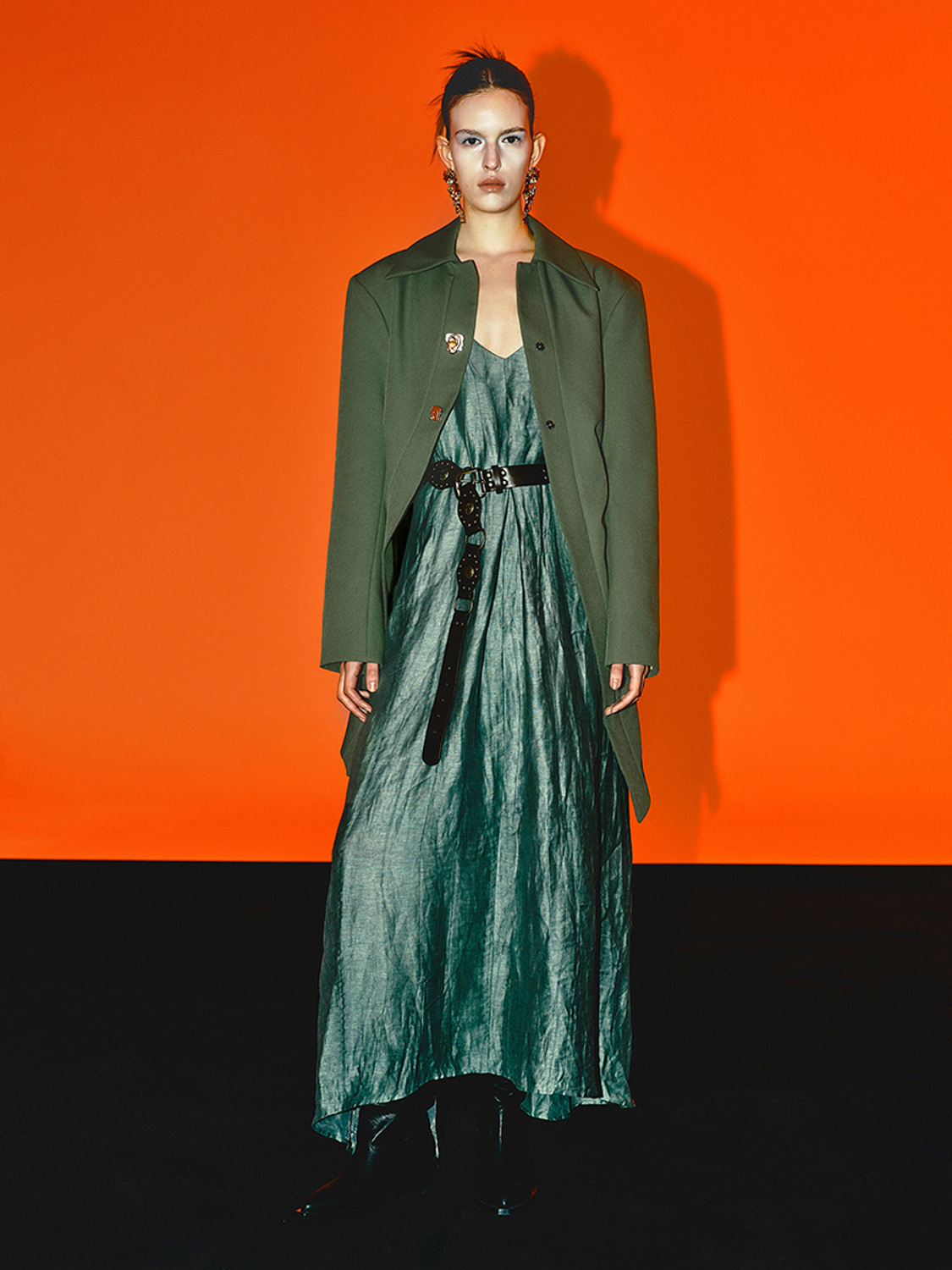 Women's lapel coat