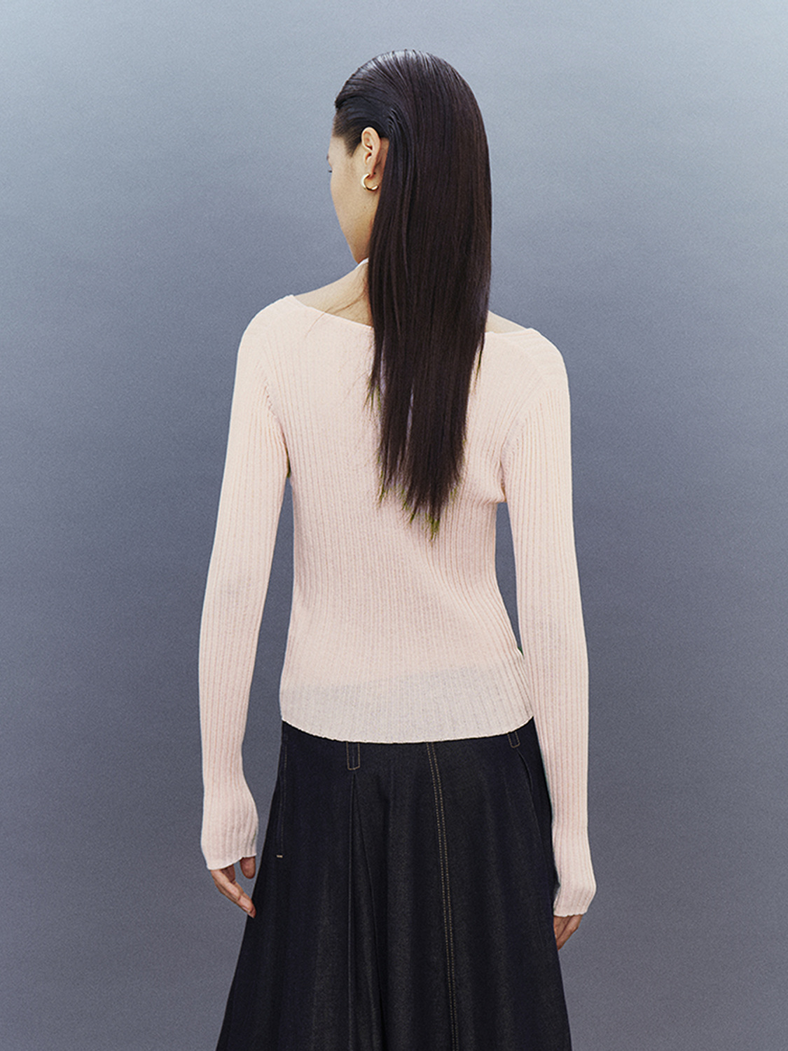 Women's fake two knitwear