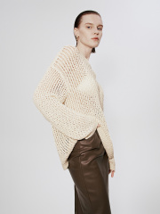 Women's textured knitwear