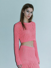Women's textured knitwear