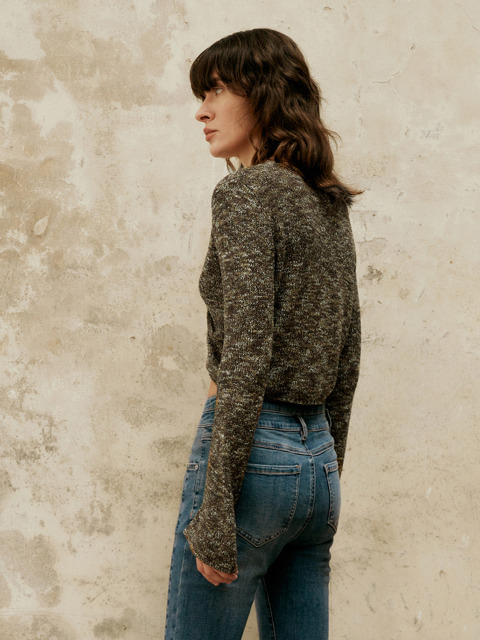 Women's pleated knitwear