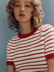 Striped knitwear for women