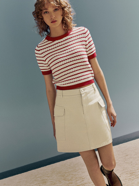 Striped knitwear for women