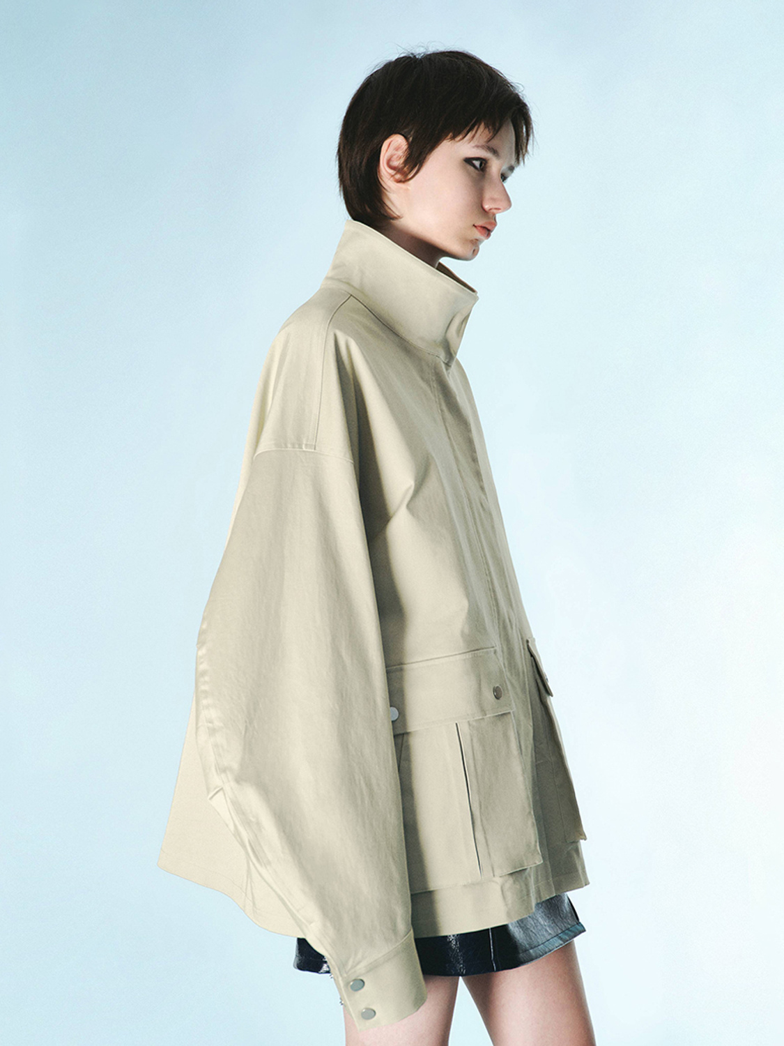 Women's double-pocket coat