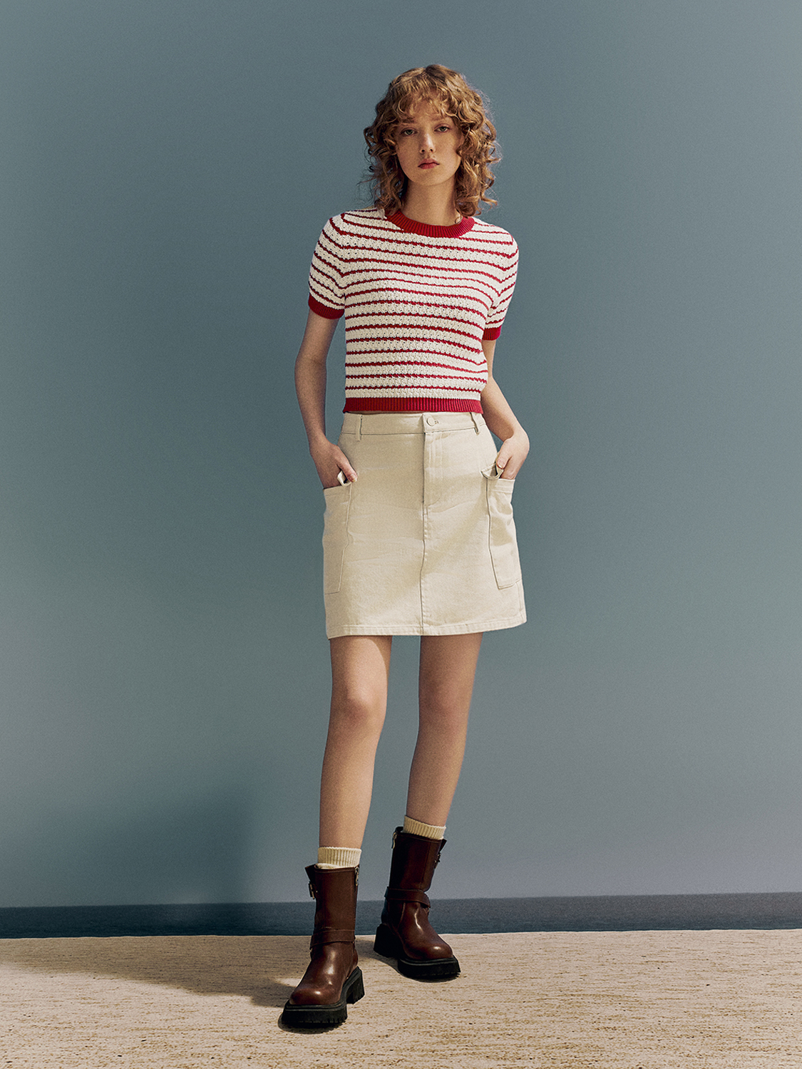 Striped knitwear for women