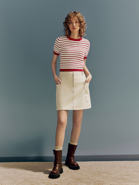 Striped knitwear for women