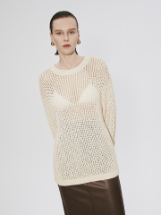 Women's textured knitwear