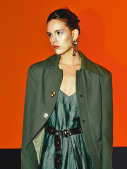 Women's lapel coat