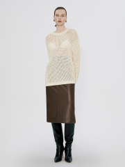 Women's textured knitwear