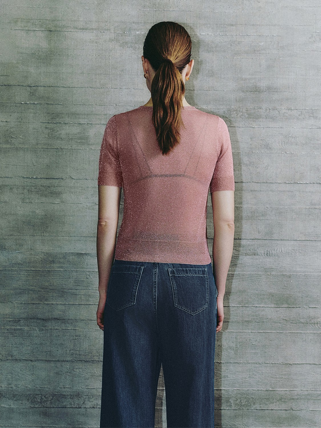 Women's short-sleeved knitwear