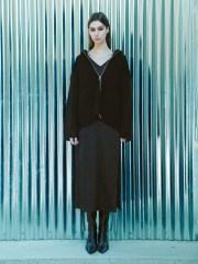 Women's double-zip knit cardigan