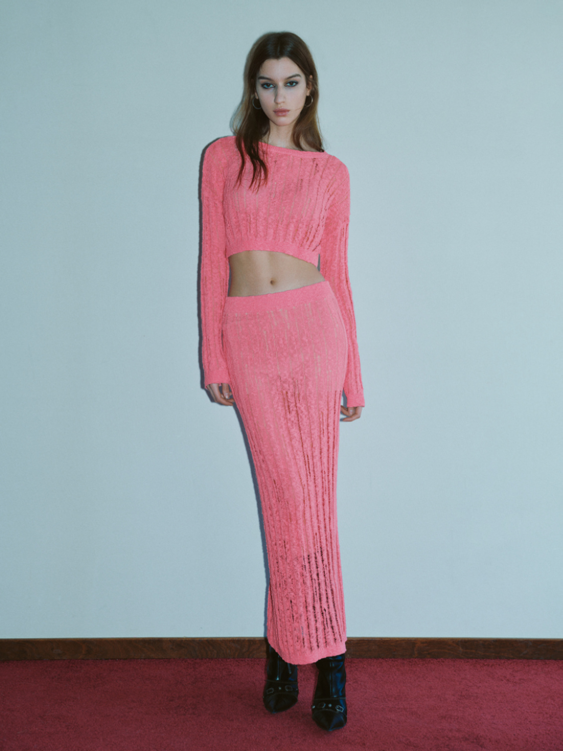 Women's textured knitwear