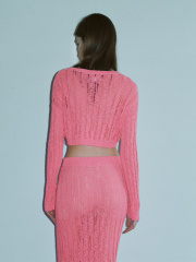 Women's textured knitwear