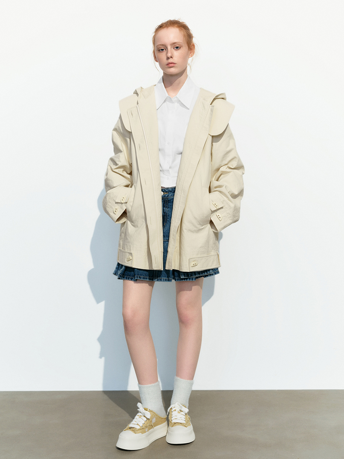Women's hooded coat