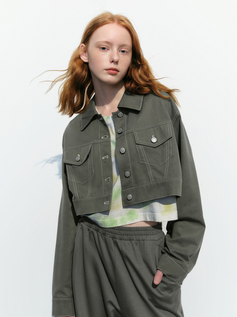 Women's button coat