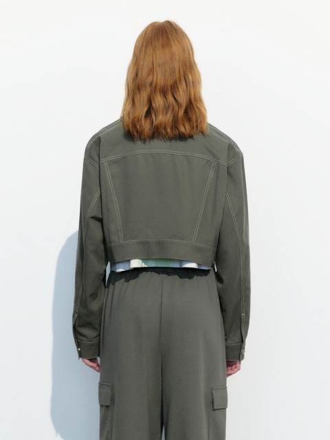 Women's button coat