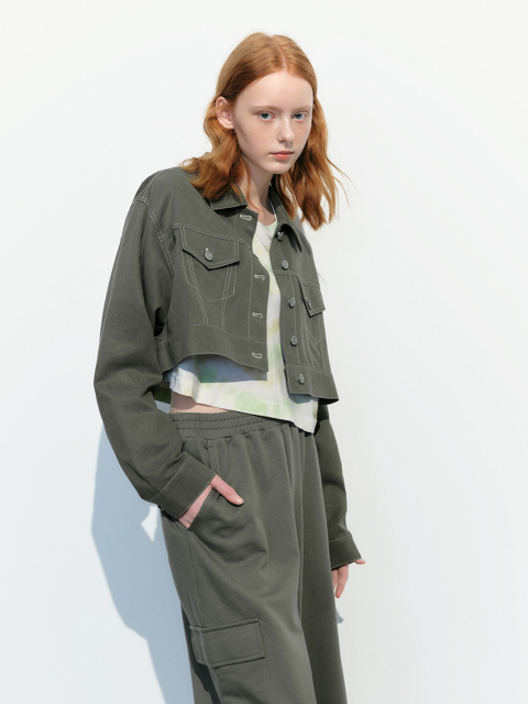 Women's button coat