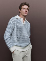 Men's contrasting knitwear