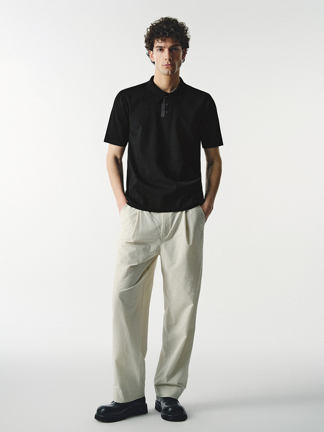 Men's short-sleeved knitwear