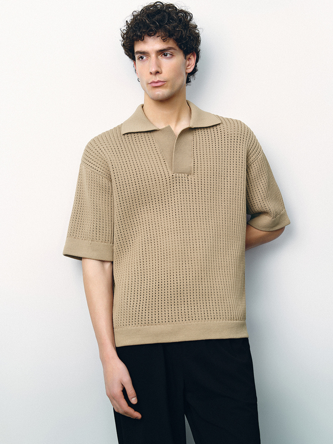 Men's knit T-shirt