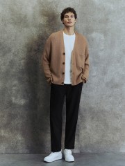 Men's knitted cardigan