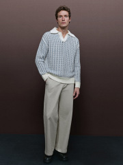 Men's contrasting knitwear