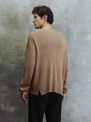 Men's knitted cardigan