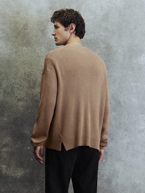 Men's knitted cardigan