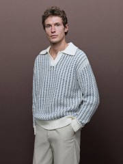 Men's contrasting knitwear