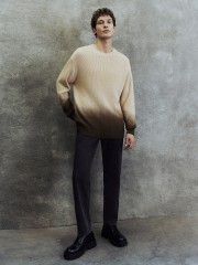 Men's crew neck tie-dyeing sweater