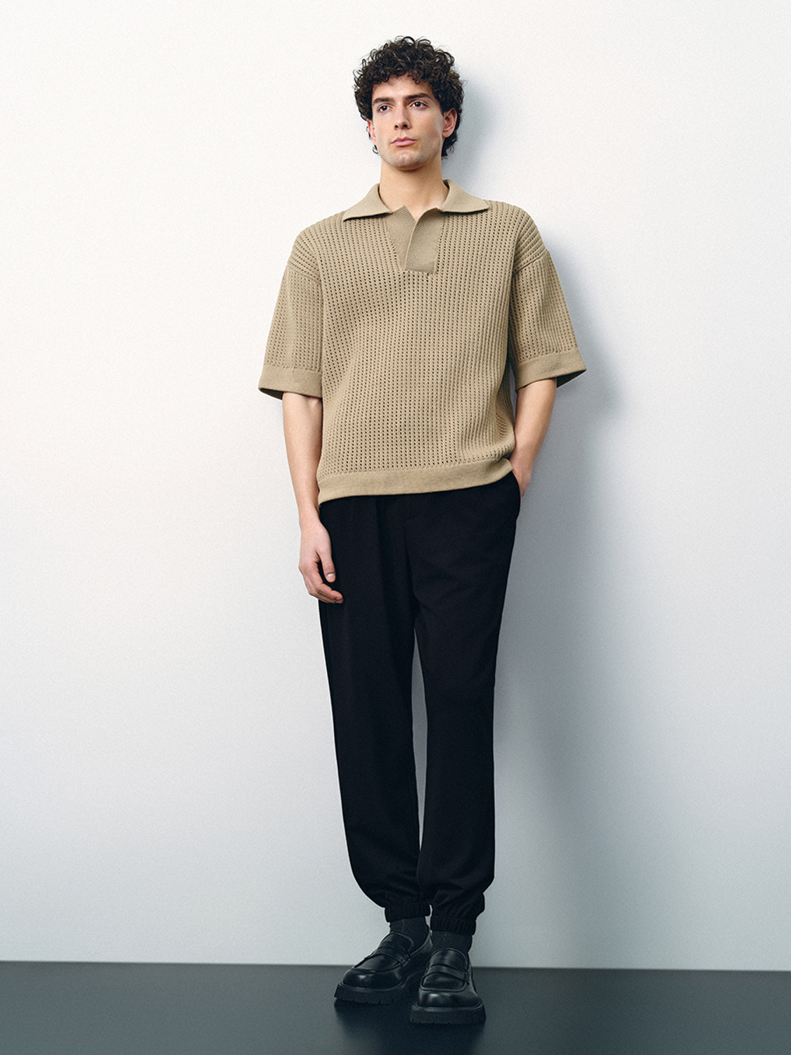 Men's knit T-shirt
