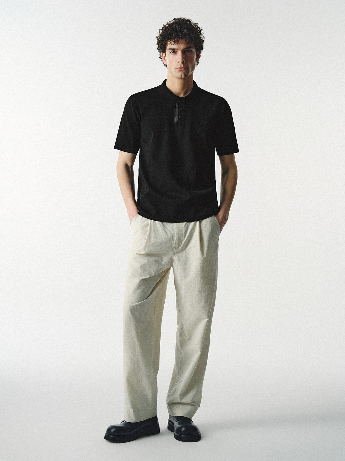 Men's short-sleeved knitwear