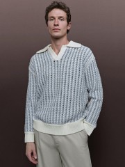 Men's contrasting knitwear