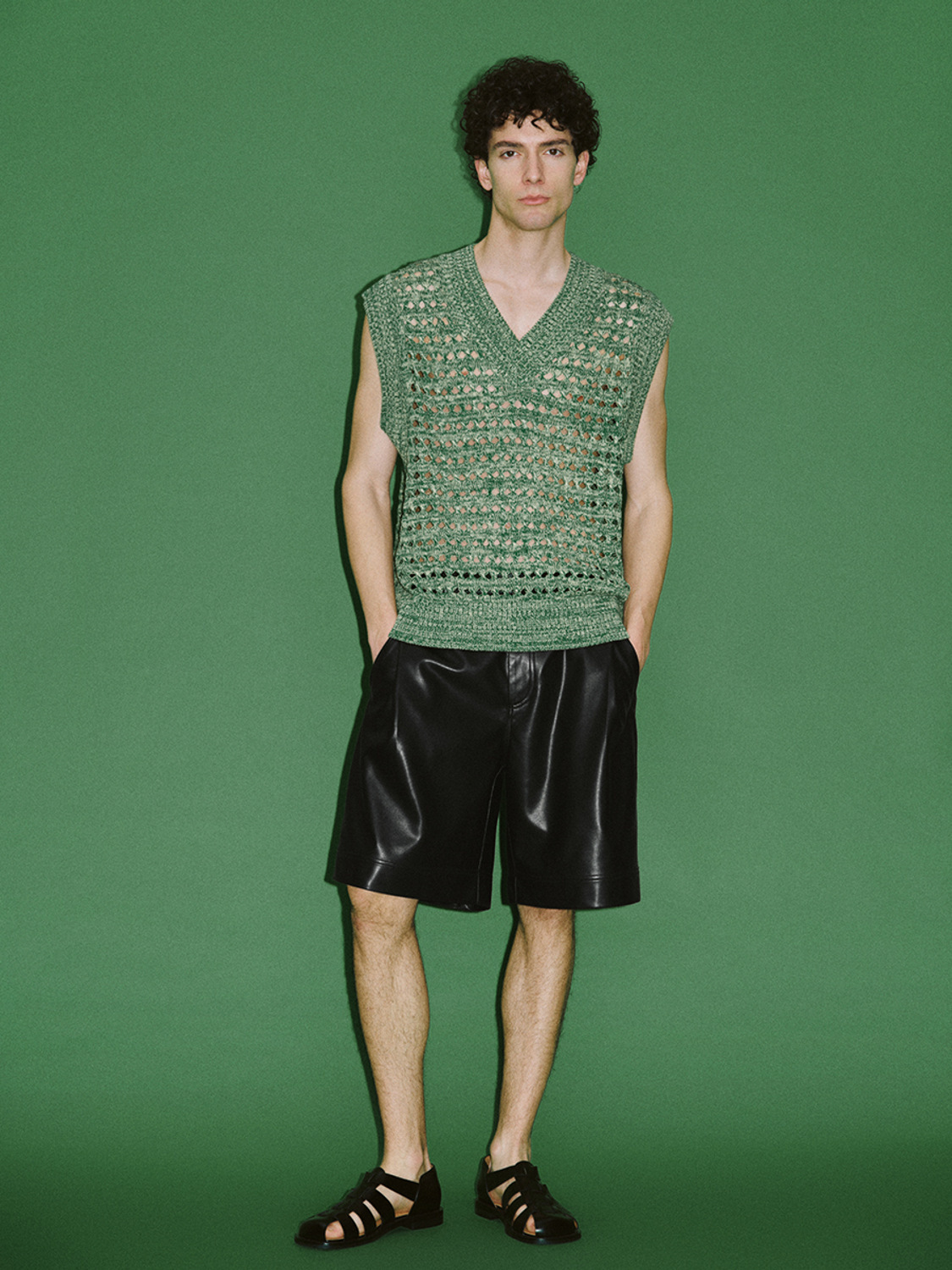 Men's knitted vest