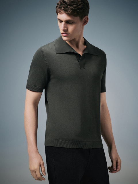 Men's short-sleeved knitwear