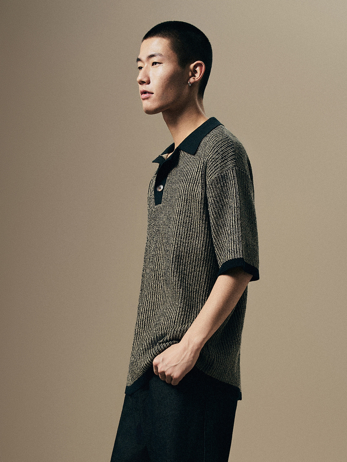 Men's short-sleeved knitwear