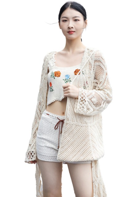 Summer women's knitted suit