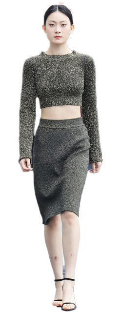 Women's Fur Sweater Suits - Luxurious and Stylish Attire for Warm Days