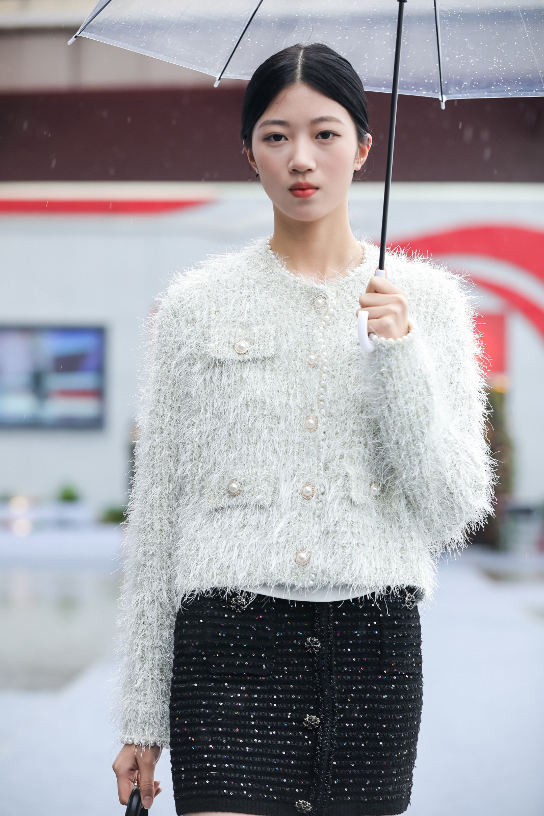 JUBAODI Tassel glitter ladies top sequin plus ladies skirt