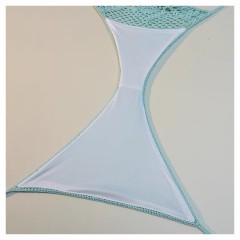 Short knit halter sexy U-neck hollowed-out split dress hot spring beach cover skirt swimsuit bikini skirt