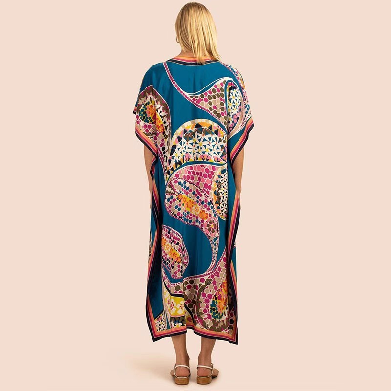 Beach long skirt tourist beach smock Gown holiday dress Bikini smock