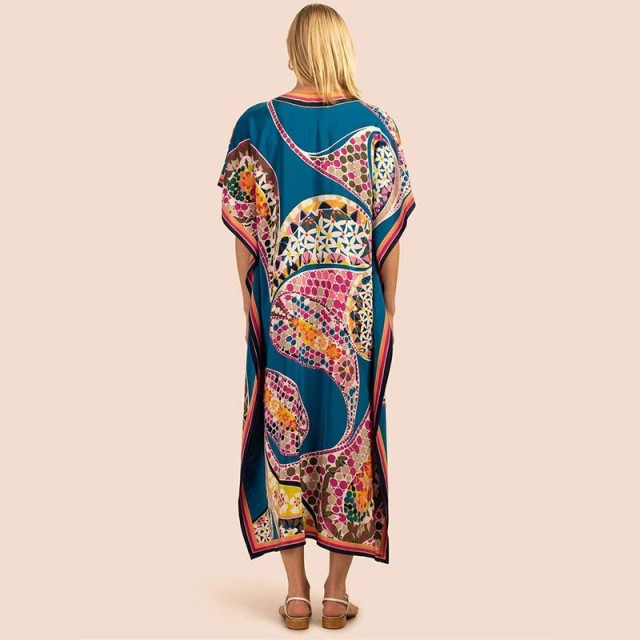 Beach long skirt tourist beach smock Gown holiday dress Bikini smock